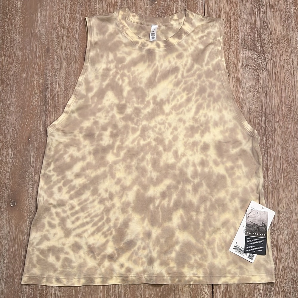 lululemon All Yours Tank *Tie Dye Size 8 - Picture 5 of 10